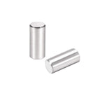 50Pcs 6mm X 14mm Dowel Pin 304 Stainless Steel Cylindrical Shelf Support Pin Fasten Elements Silver Tone