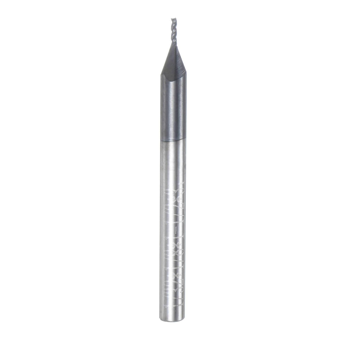 Carbide Square End Mill, 1/32" Diameter TiAlN Coated 3 Flutes Milling Bit Cutter, for Hardened Steel Stainless Steel Alloy Metal, 1/8" Shank 1/8" Cut Length 1-1/2" Long HRC55