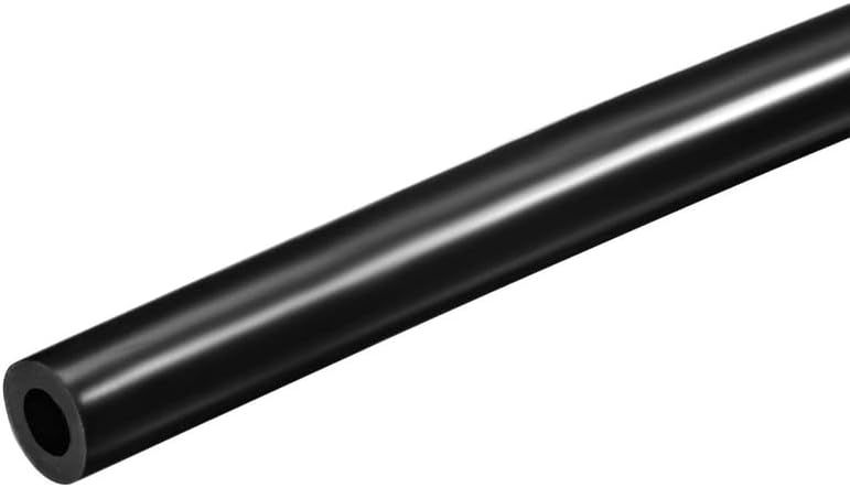 Silicone Tubing 3/16"(5mm) ID X 3/8"(9mm) OD 3.3ft(1m) Silicone Rubber Tube Air Hose Pipe for Pump Transfer Black