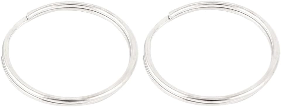 50 Stykke 25mm Diameter Split Ring Keyring Handbag Keyholder