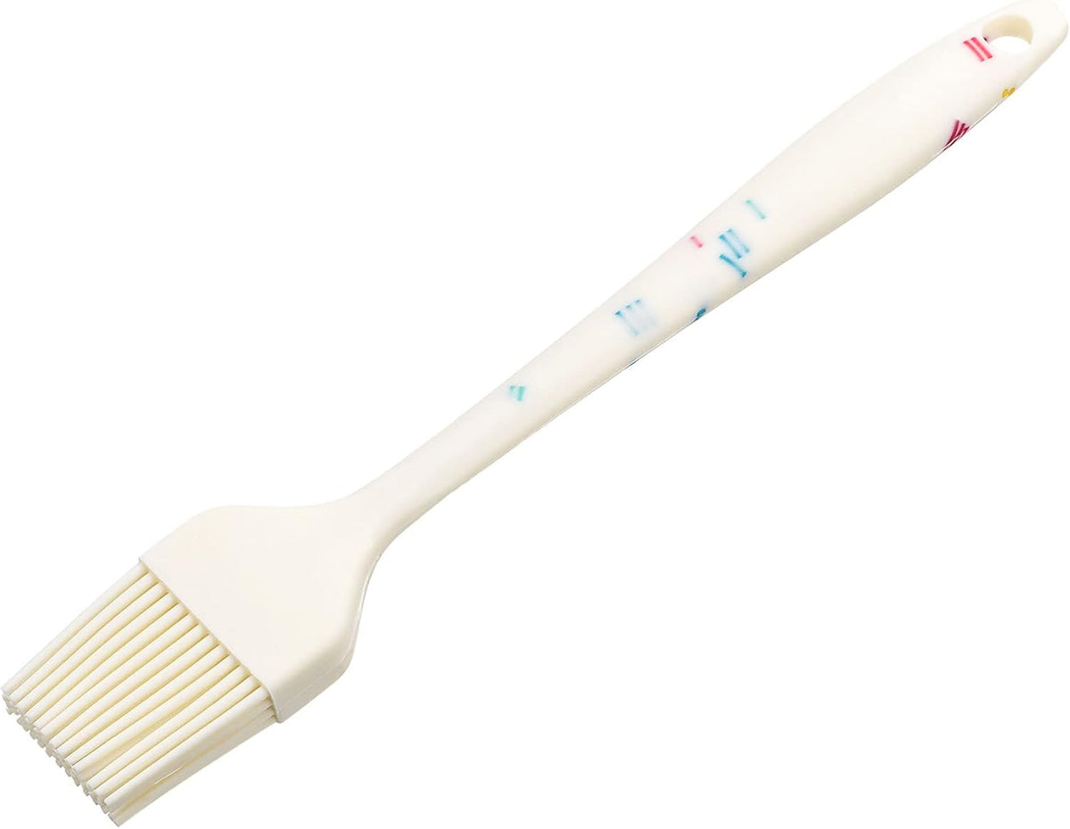 Spazzola per Pasticceria per Bruciare, 8” Spazzole Flessibili in Silicone per Cottura, Cucina, Grigliatura, Bianco, 3Pz