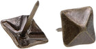 Upholstery Nails Tacks 12mm Square Head Antique Furniture Nails Pins Bronze Tone 10 Pcs