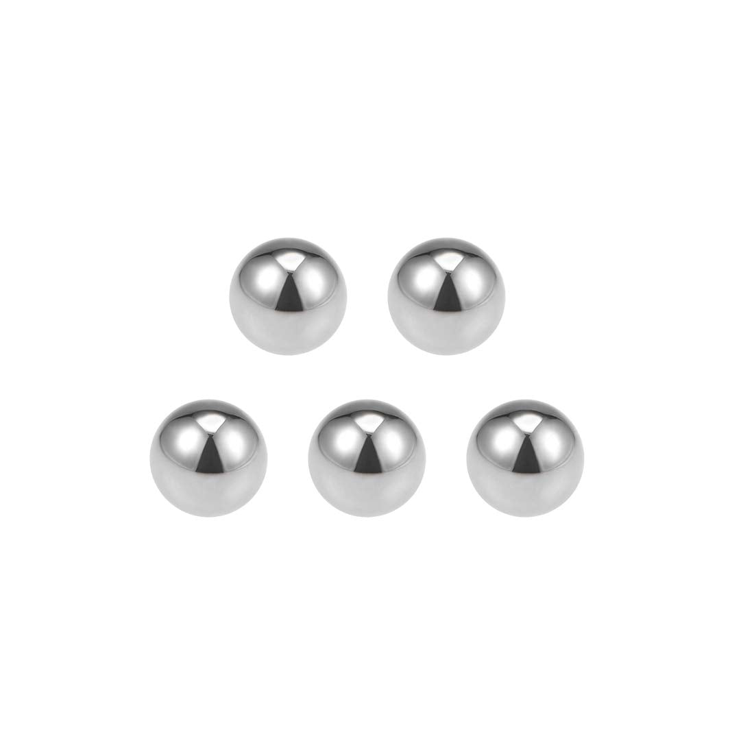 Precision Balls 1/2" Solid Chrome Steel G10 for Ball Bearing Keychain Wheel 5pcs