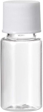 Plastic Lab Chemical Reagent Bottle, 10ml/0.34oz Wide Mouth Sample Sealing Liquid Storage Container, Transparent 50pcs