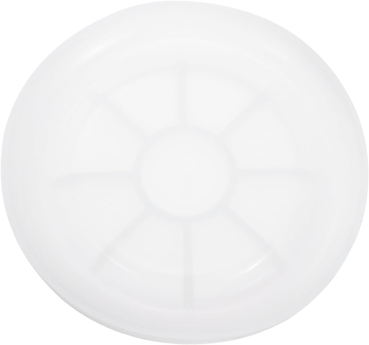 1 Pcs Round Tray Coaster Silicone Resin Mould, Tray Moulds for Resin Casting, Epoxy Resin Moulds for Coasters Trays DIY Art Cup Bowl Mats, Candle Holder, Home Decoration, White
