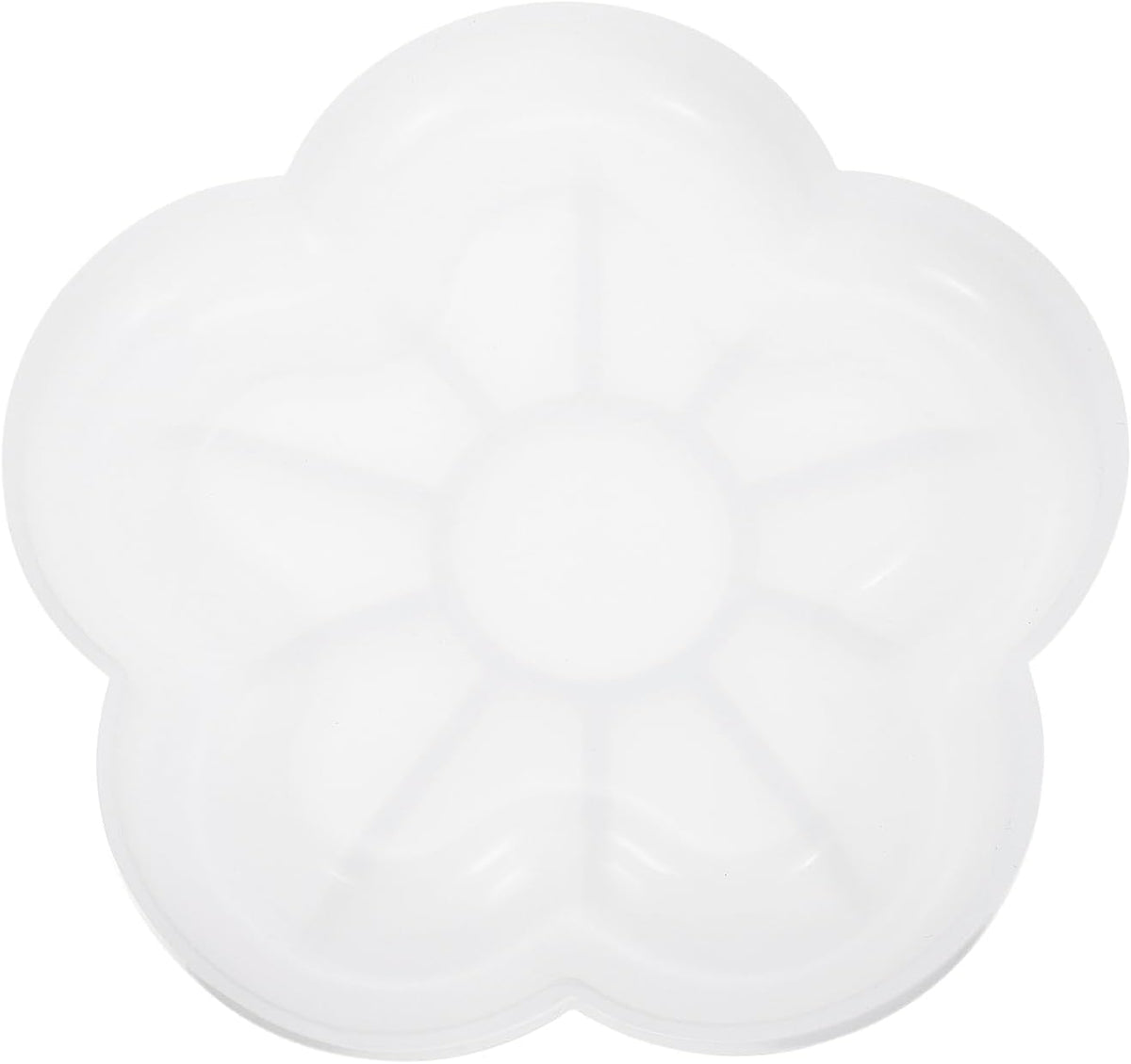 1 Pcs Flower Tray Coaster Silicone Resin Mould, Tray Moulds for Resin Casting, Epoxy Resin Moulds for Coasters Trays DIY Art Cup Bowl Mats, Candle Holder, Home Decoration, White