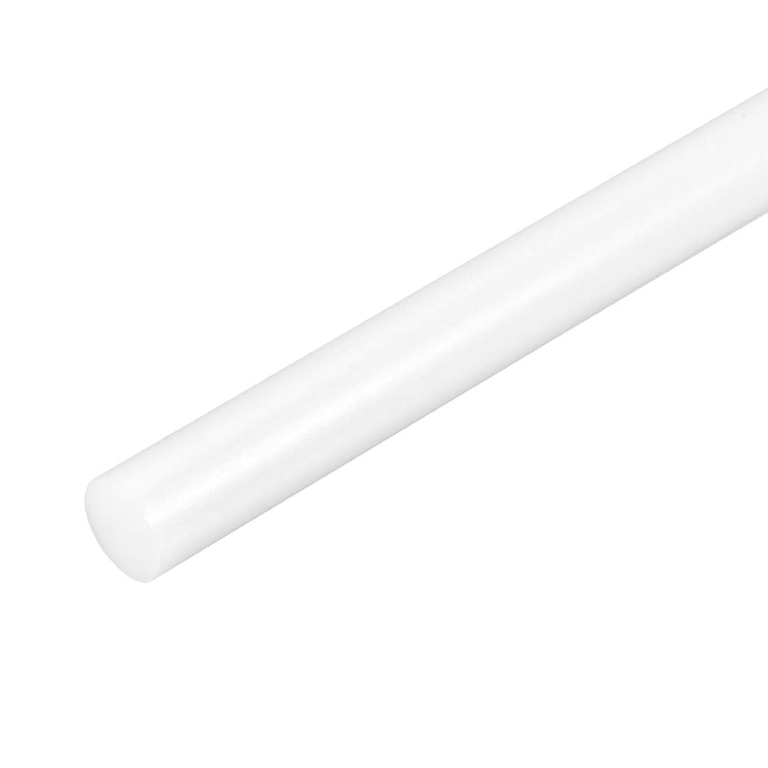 Plastic Round Rod 5/8 Inch Dia 20 Inch Length White (POM) Polyoxymethylene Rods Engineering Plastic Round Bar(15mm)