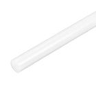 Plastic Round Rod 5/8 Inch Dia 20 Inch Length White (POM) Polyoxymethylene Rods Engineering Plastic Round Bar(15mm)