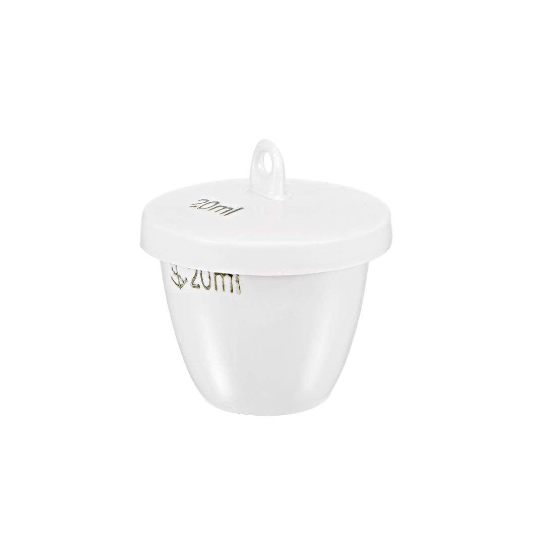 Porcelain Crucible Cup 20ml with Lid for Foundry Melting Casting Refining
