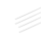 ABS Styrene Plastic Round Bar Rod,3/64 inch Dia 20 inch Length,White for Architectural Model Making DIY 4pcs