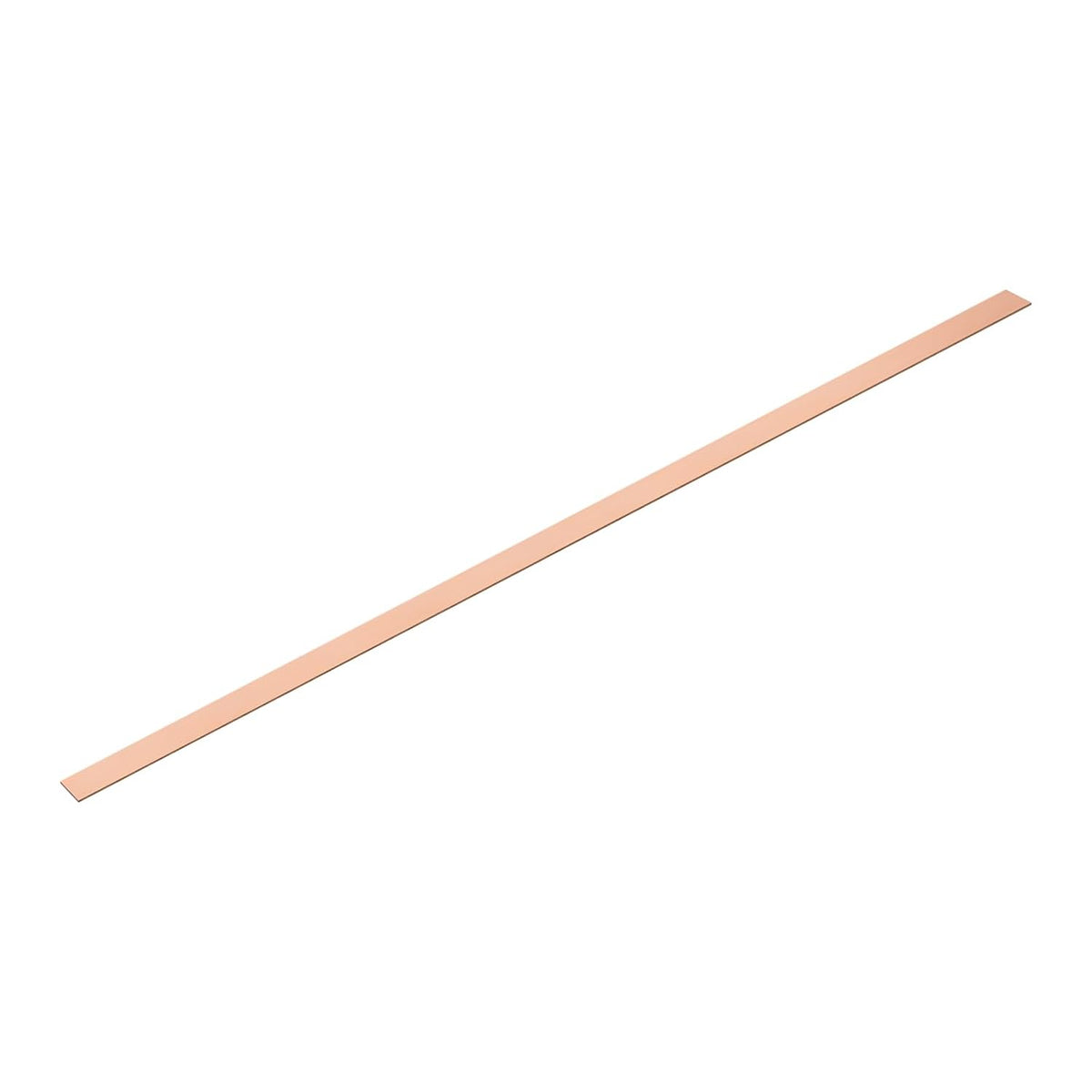Copper Flat Bar, 0.04" Thickness x 0.59" Width x 15.75" Length Copper Bus Bar Stock Plate Mill for Electrical (1mm x 15mm x 400mm)