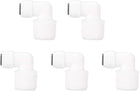 1/2 Inch BSP Male To 1/4 Inch OD Elbow Quick Connect Water Purifiers Tube Fittings Push in To Connector Filter Tubing Hose Pipe Joint for RO Reverse Osmosis System 5pcs