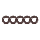 Fluorine Rubber O-Rings 7.6mm OD 4mm ID 1.8mm Width, Metric FKM Sealing Gasket, Pack of 5