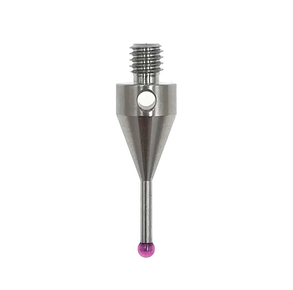 LinkMejor Cmm Dokunmatik Probeyi Fırça 2mm Rubi Topu Uçları M4 Dişli Kafa 20mm Uzun A-5000-7547