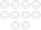 Silicone O-Ring, 10mm OD, 4mm ID, 3mm Width, VMQ Seal Rings Gasket, White, Pack of 10