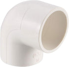 PVC Pipe Fitting 32mm Slip Socket 90 Degree Elbow Coupling Connector White 2Pcs