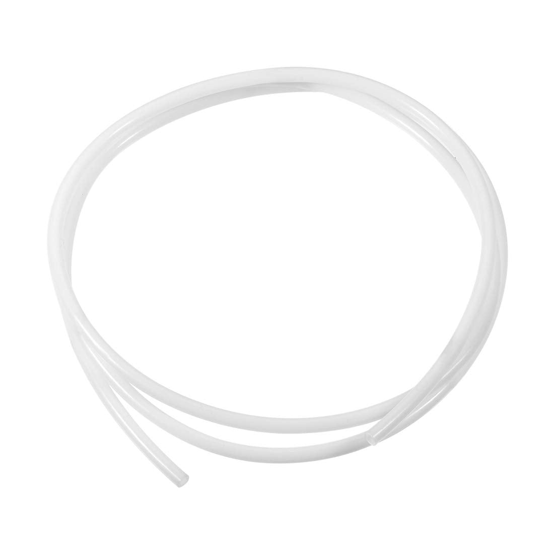 PTFE Tube 4.9Ft - ID 4mm x OD 6mm Fit Filament 3mm for 3D Printer White