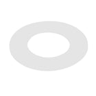 Silicone Flat Washers 69mm OD 38mm ID 2mm Thickness Sealing Gasket for Faucet Pipe Water Hose, White