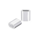 Aluminum Crimping Loop Sleeve Oval for 1/16" - 5/64" Wire Rope Pack of 100