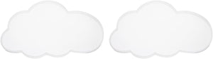 2 Pcs Cloud Large Coaster Silicone Resin Mould, Tray Moulds for Resin Casting, Epoxy Resin Moulds for Coasters Trays DIY Art Cup Bowl Mats, Candle Holder, Home Decoration, White