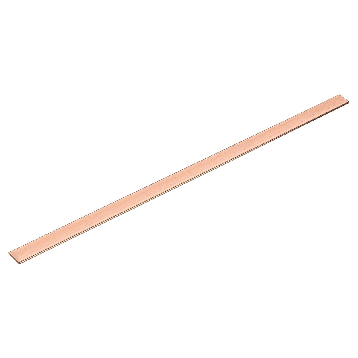 Copper Flat Bar, 0.12" Thickness x 0.79" Width x 15.75" Length Copper Bus Bar Stock Plate Mill for Electrical (3mm x 20mm x 400mm)
