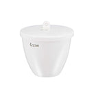 Porcelain Crucible Cup 300ml with Lid for Foundry Melting Casting Refining