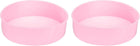 2pcs Round Silicone Cake Molds, 7.9 Inch Nonstick & Quick Release for Layer, Smash & Cheese Cake - Pink