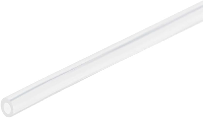 Silicone Tube, 1/16" ID x 1/8" OD 10ft Silicone Rubber Tube Air Hose Water Pipe for Pump Transfer Clear