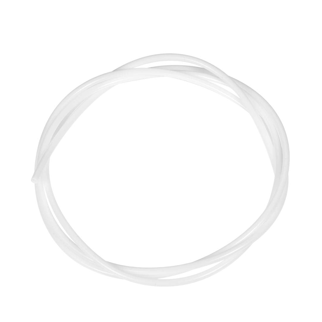PTFE Tube 4.9Ft - ID 2mm x OD 4mm Fit Filament 1.75 for 3D Printer White