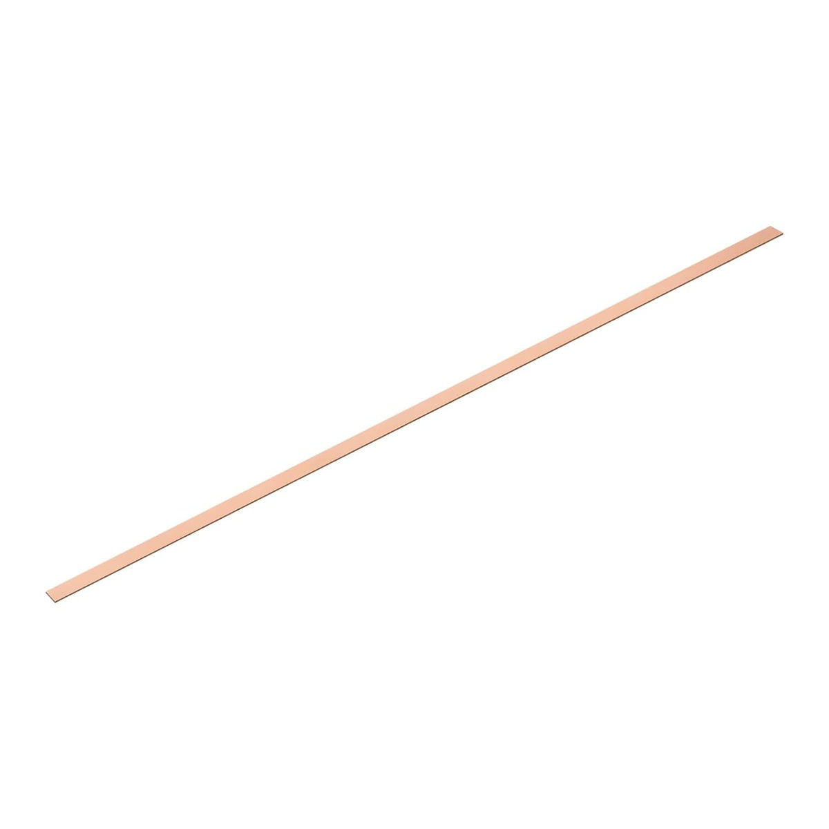 Copper Flat Bar, 0.03" Thickness x 0.39" Width x 15.75" Length Copper Bus Bar Stock Plate Mill for Electrical (0.8mm x 10mm x 400mm)