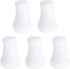 Cord Knobs, White Plastic Cord Tassel Drops Pull End Pendant for Window Blinds Shade Curtain Craft, 1x0.6 5Pcs