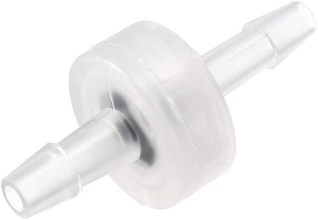Check Valve One Way Non Return Check Valve for Water Fuel Gas Liquid Air, 3pcs