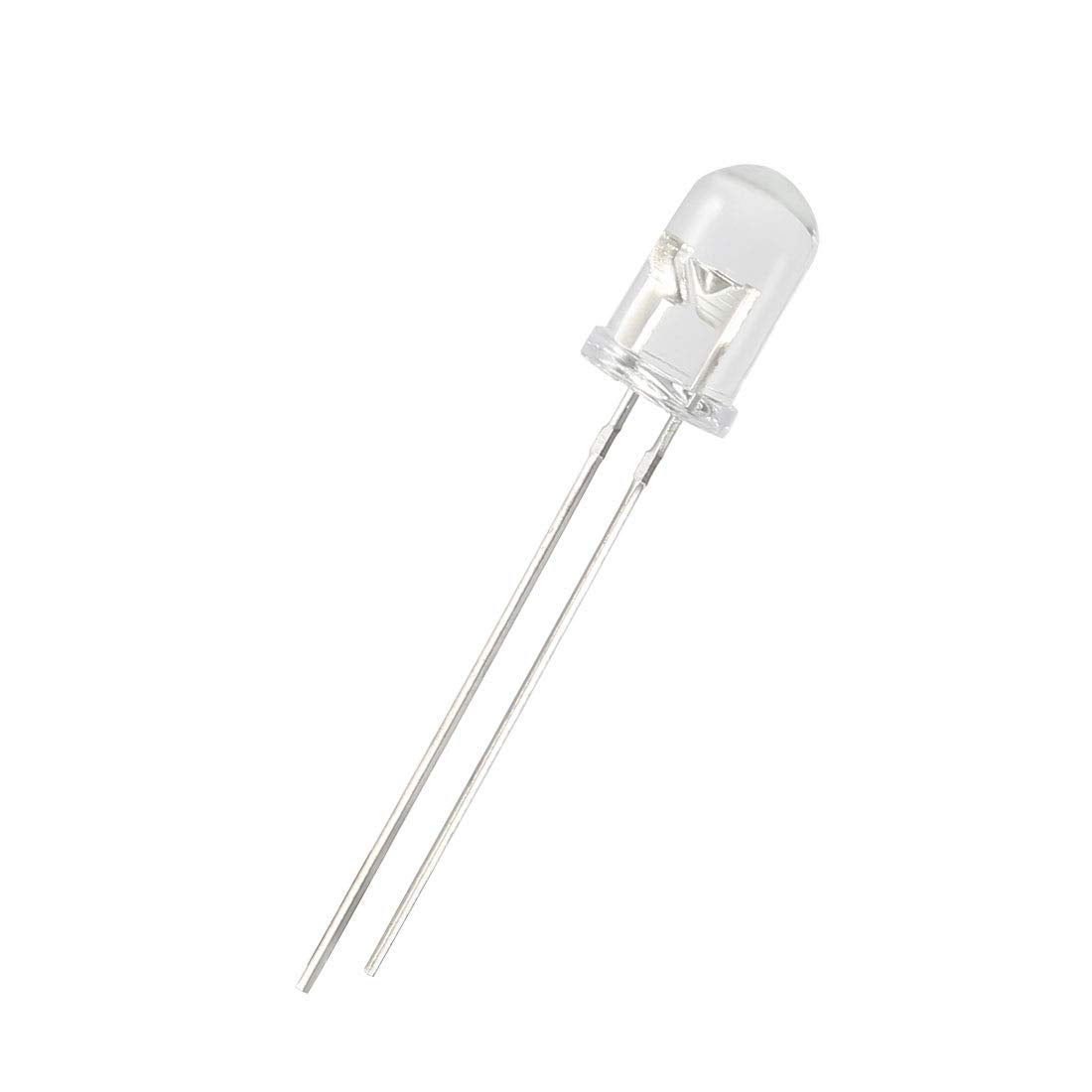50pcs Photosensitive Diode Photodiodes Light Sensitive Sensors,5mm Clear Round Head Receiver Diode