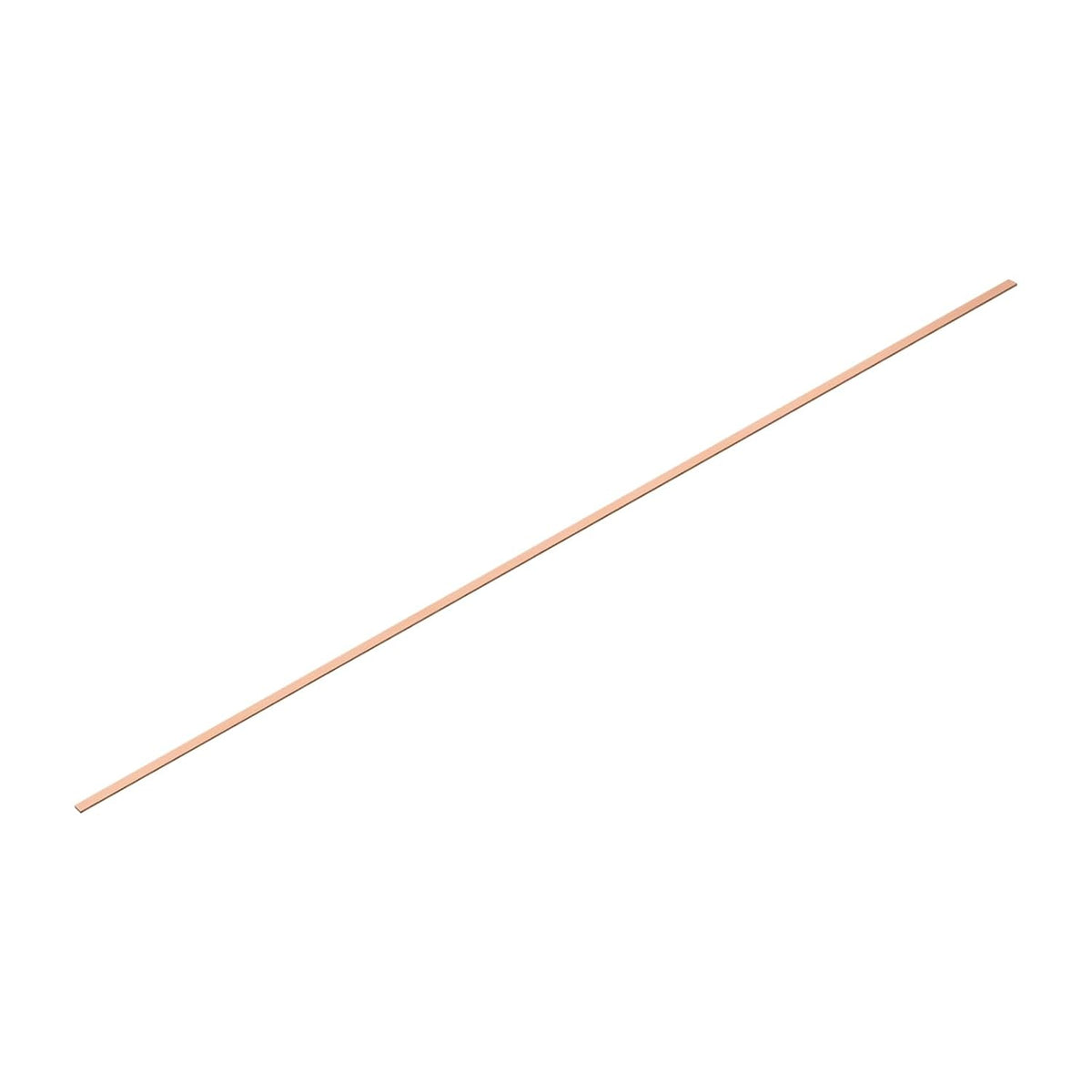 Copper Flat Bar, 0.04" Thickness x 0.2" Width x 15.75" Length Copper Bus Bar Stock Plate Mill for Electrical (1mm x 5mm x 400mm)