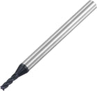Square Nose End Mill, 2mm Tip Dia Solid Carbide AlTiN Coated CNC Router Bits 4 Flute Spiral Milling Cutter HRC45 with 4mm Shank 50mm (2-inch) Length