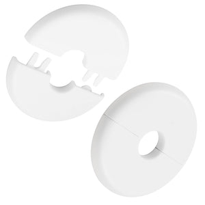 タイトル：LinkMejor 4個入り 16MM 自己接着式壁用フランジ 白色