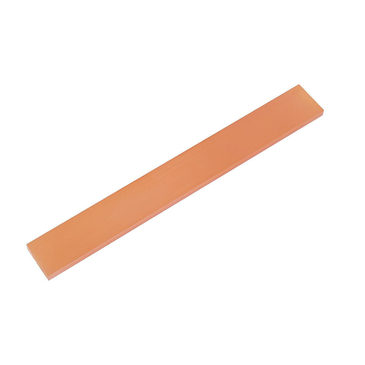 LinkMejor Barra Quadrada de Cobre 1/4"x 1"x 8" Sólida (1PCS, 6 * 25 * 204mm)