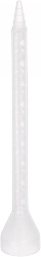 Epoxy Tubes Static Mixer, 4.8-inch Plastic Resin Mixing Nozzle Round Connector for AB Glue Adhesive Gun Applicator 400ml Cartridges, White