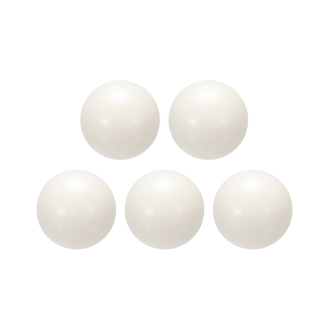 1-inch PA Nylon Solid Plastic Balls, Precision Bearing Ball 5pcs