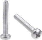 M2.5x16mm Machine Screws Pan Phillips Cross Head Screw 304 Stainless Steel Fasteners Bolts 100Pcs