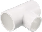 Reducing Tee PVC Pipe Fitting T-Shaped Connector 1 x 1 x 3/4-Inch Slip
