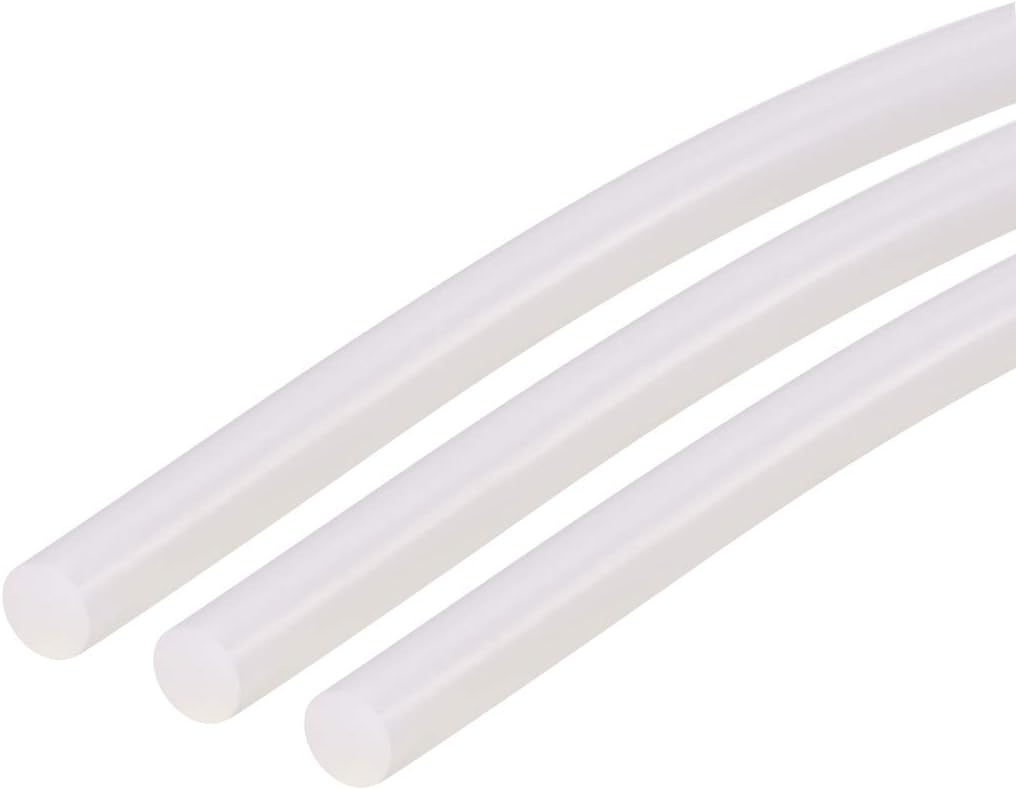 3/16"(5mm) Soft Silicone Bending Insert Tube for Rigid Tubing 3.3ft Clear 3pcs