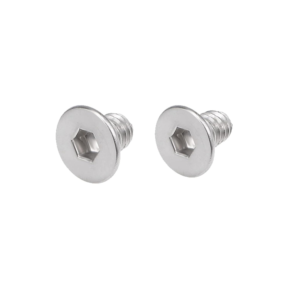 Hex Socket Countersunk Flat Head Screws, M3x4mm and M3x5mm Bolts 304 Stainless Steel 80pcs