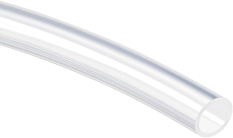 Silicone Tubing 5/16"(8mm) ID X 7/16"(11mm) OD 6.6ft(2m) Silicone Rubber Tube Air Hose Water Pipe for Pump Transfer Clear