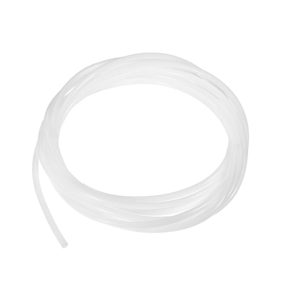 PTFE Tube 9.8Ft - ID 2mm x OD 4mm Fit Filament 1.75mm for 3D Printer White