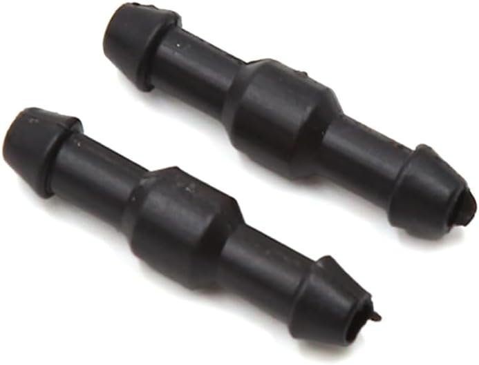 30pcs Black Plastic Joiner Air Water Fuel Hose Pipe Tube Connector for Vehicle