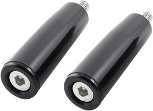 2Pcs Handwheel Crank M10 x 15mm Male Thread Revolving Handle Hand Grip Hex Groove