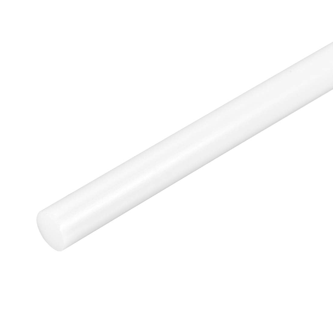 Plastic Round Rod 1/2 Inch Dia 20 Inch Length White (POM) Polyoxymethylene Rods Engineering Plastic Round Bar(12.5mm)