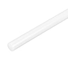 Plastic Round Rod 1/2 Inch Dia 20 Inch Length White (POM) Polyoxymethylene Rods Engineering Plastic Round Bar(12.5mm)