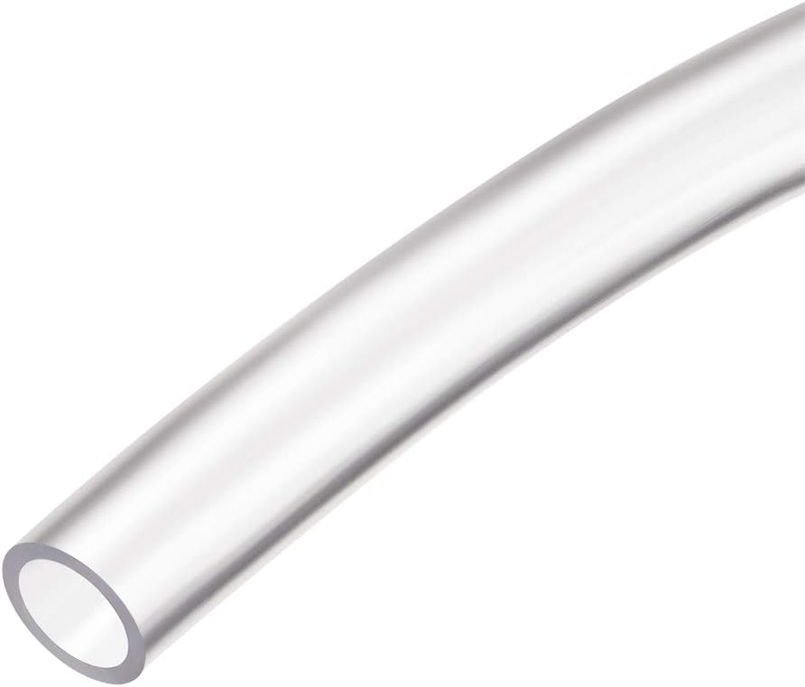 PVC Clear Vinyl Tubing for Aquarium/Fish Tank, 8mm(5/16") ID x 10mm(3/8") OD 2m